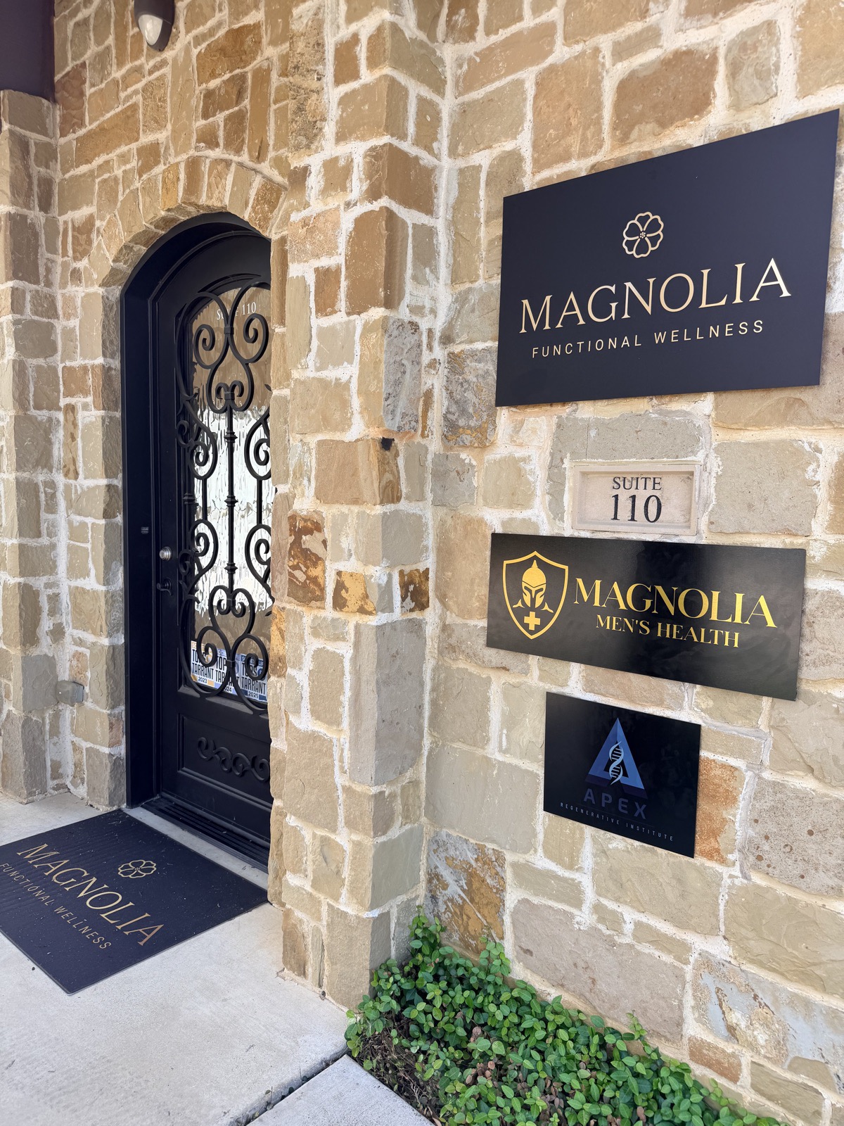 The entrance to Magnolia Primary Care at 2111 Kirkwood Blvd in Southlake, Texas